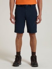 Mountain Warehouse Blue Forest Mens Water-Resistant Trekking Shorts - Image 3 of 5