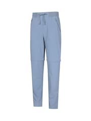 Mountain Warehouse Aqua Blue Womens Explorer Zip-Off Quick Drying UV Trousers - Image 3 of 11