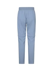 Mountain Warehouse Aqua Blue Womens Explorer Zip-Off Quick Drying UV Trousers - Image 4 of 11