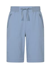 Mountain Warehouse Aqua Blue Womens Explorer Zip-Off Quick Drying UV Trousers - Image 6 of 11
