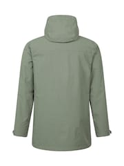 Mountain Warehouse Green Mens Hastings Waterproof Long Jacket - Image 3 of 5