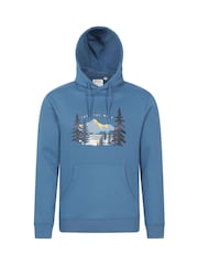 Mountain Warehouse Blue Into The Wild Mens Hoodie - Image 1 of 6