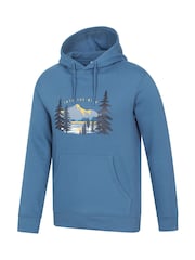 Mountain Warehouse Blue Into The Wild Mens Hoodie - Image 4 of 6