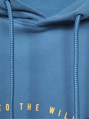 Mountain Warehouse Blue Into The Wild Mens Hoodie - Image 6 of 6