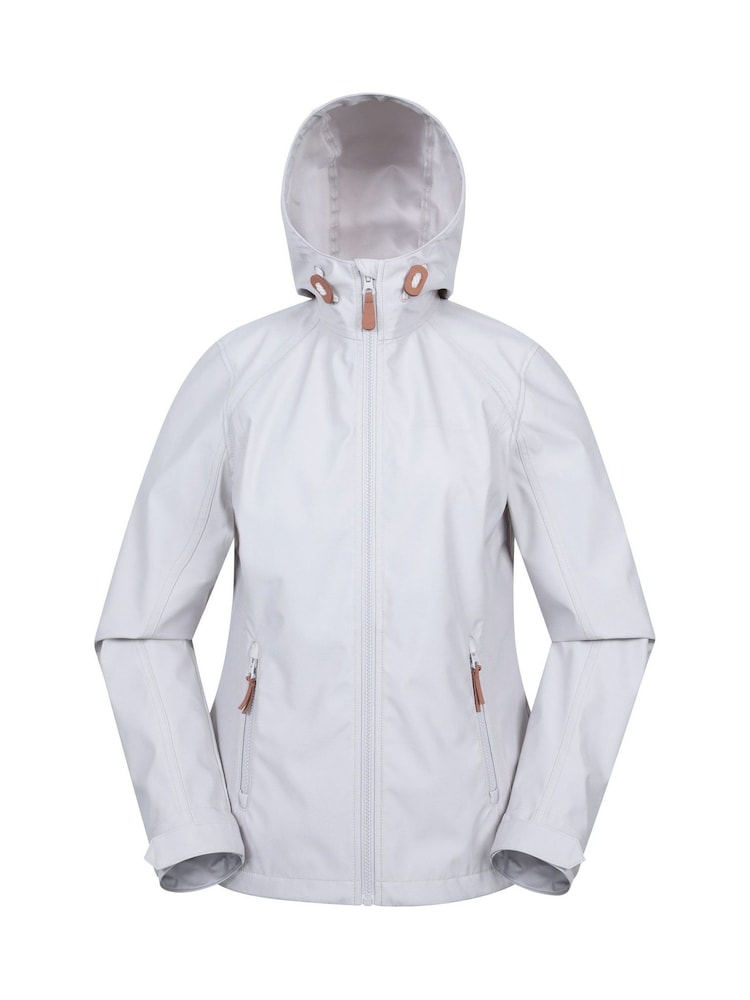 Mountain Warehouse Natural Iona Womens Water Resistant Softshell Jacket - Image 1 of 5