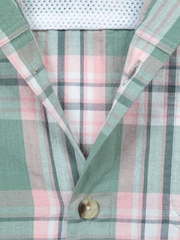 Mountain Warehouse Green 100% Cotton Holiday Mens Short Sleeve Shirt - Image 5 of 5