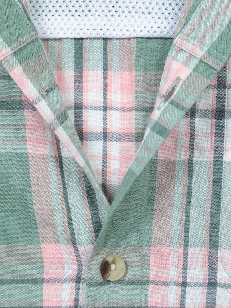 Mountain Warehouse Green 100% Cotton Holiday Mens Short Sleeve Shirt - Image 5 of 5