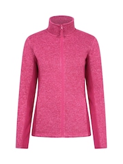 Mountain Warehouse Pink Womens Idris Panelled Fleece Jacket - Image 1 of 5