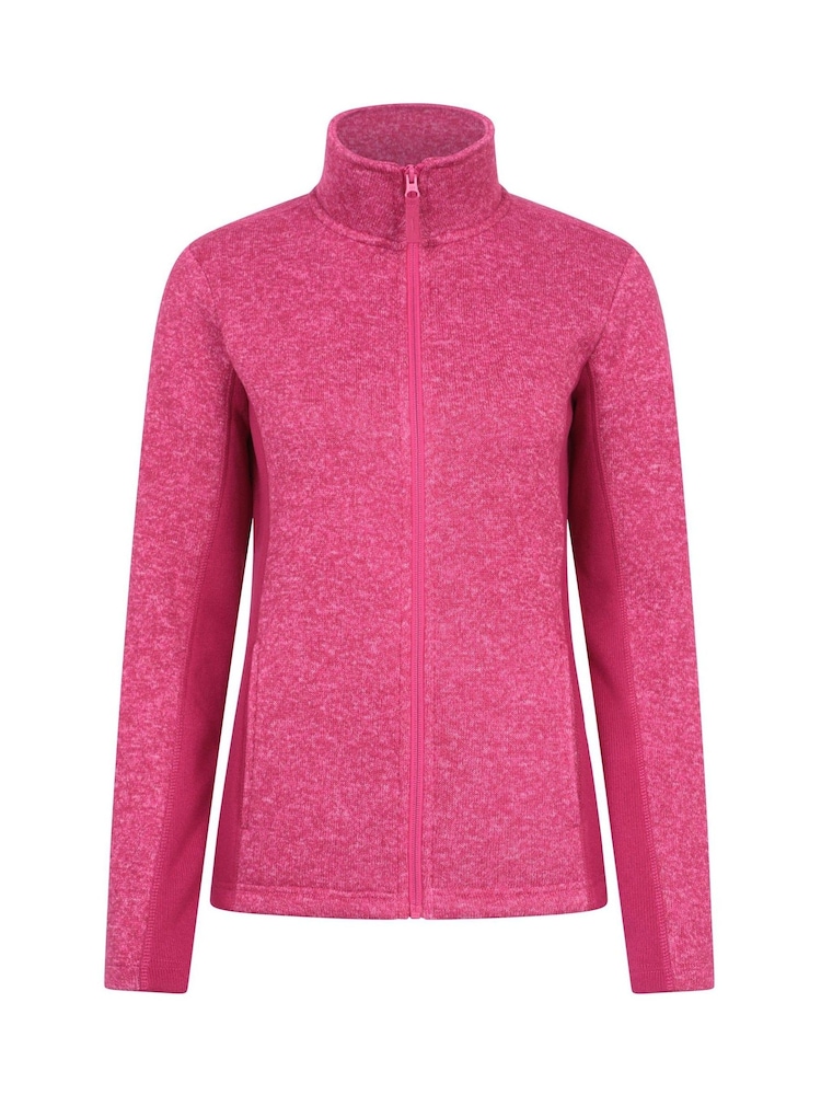 Mountain Warehouse Pink Womens Idris Panelled Fleece Jacket - Image 1 of 5