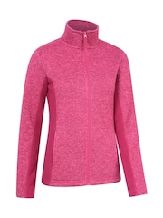 Mountain Warehouse Pink Womens Idris Panelled Fleece Jacket - Image 2 of 5