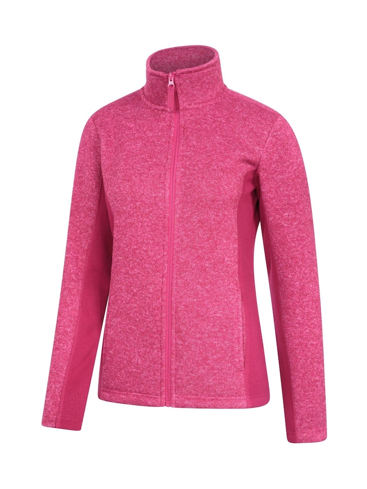 Mountain Warehouse Pink Womens Idris Panelled Fleece Jacket - Image 3 of 5