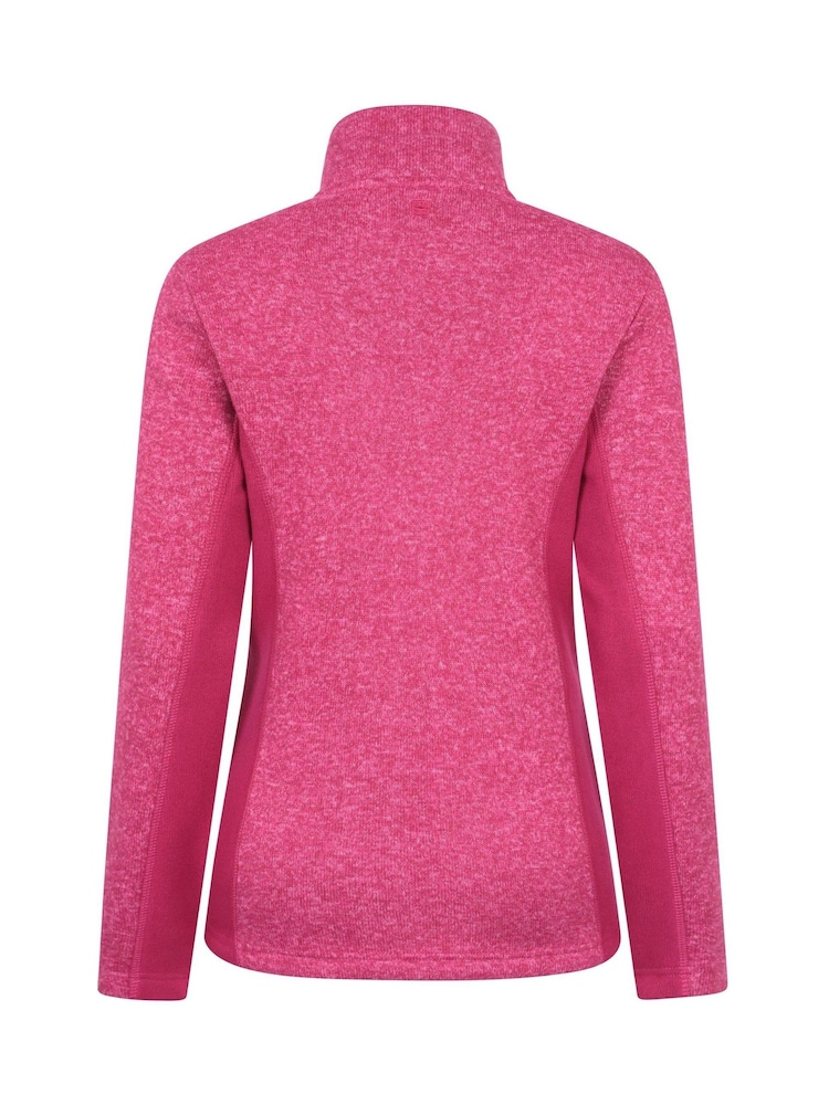 Mountain Warehouse Pink Womens Idris Panelled Fleece Jacket - Image 4 of 5
