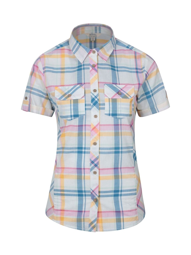 Mountain Warehouse White Womens Holiday 100% Cotton Shirt - Image 1 of 5