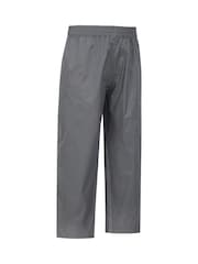 Mountain Warehouse Grey Kids Pakka II Waterproof Overtrousers - Image 4 of 8