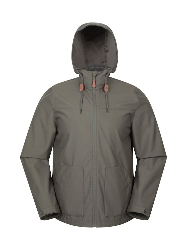 Mountain Warehouse Green Iona Softshell Mens Water-Resistant Jacket - Image 1 of 5