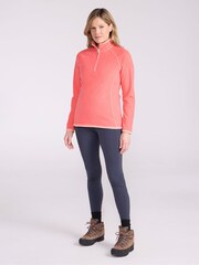 Mountain Warehouse Pink Womens Montana Half Zip Fleece - Image 3 of 4