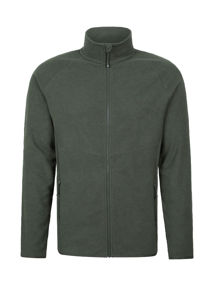 Mountain Warehouse Green Milburn Mens Grid Fleece - Image 1 of 5