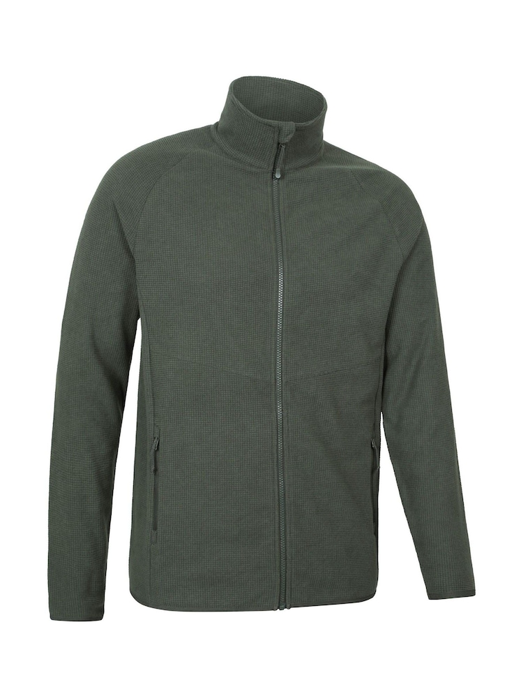 Mountain Warehouse Green Milburn Mens Grid Fleece - Image 2 of 5