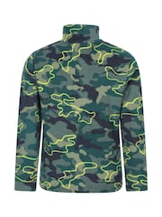 Mountain Warehouse Blue/Green Kids Pursuit Printed Half Zip Fleece - Image 3 of 5