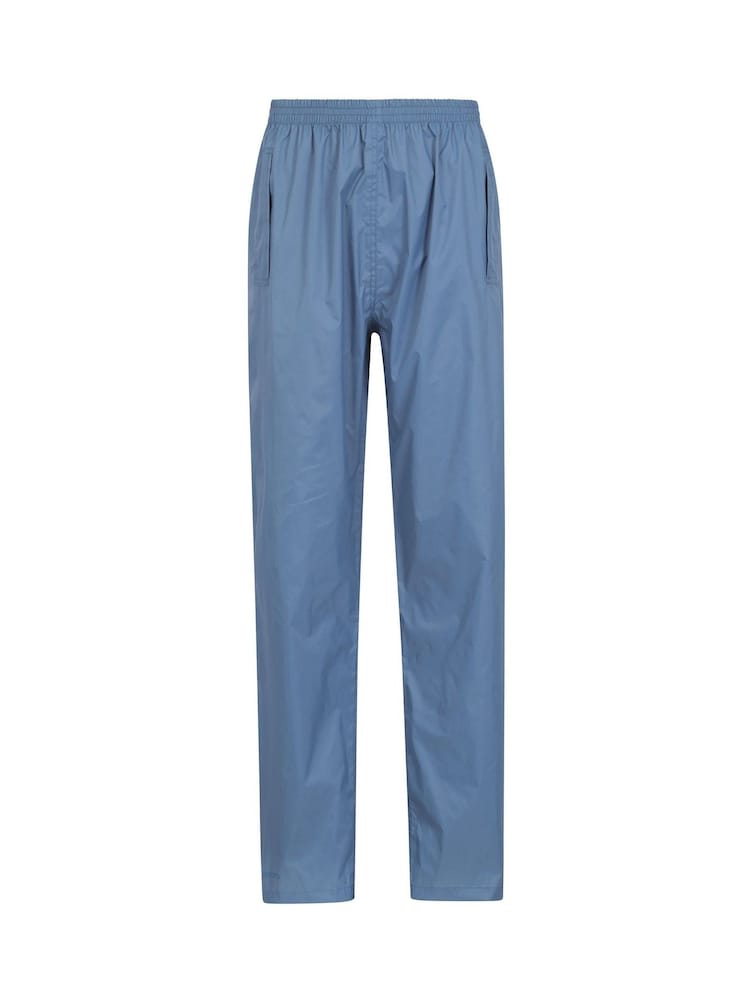 Mountain Warehouse Blue Womens Pakka Waterproof Over Trousers - Image 1 of 9