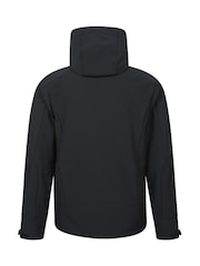 Mountain Warehouse Black Radius Mens Water-Resistant Softshell Jacket - Image 7 of 9