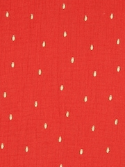 MORI Red Strawberry 100% Organic Cotton Beach Poncho - Image 5 of 5
