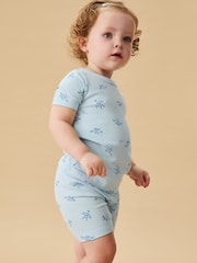 MORI Blue Turtles Short Pyjamas Set - Image 2 of 3