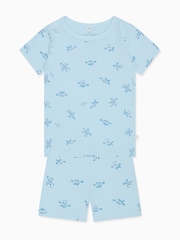 MORI Blue Turtles Short Pyjamas Set - Image 3 of 3