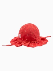 MORI Red Strawberry 100% Organic Cotton Hat - Image 3 of 3