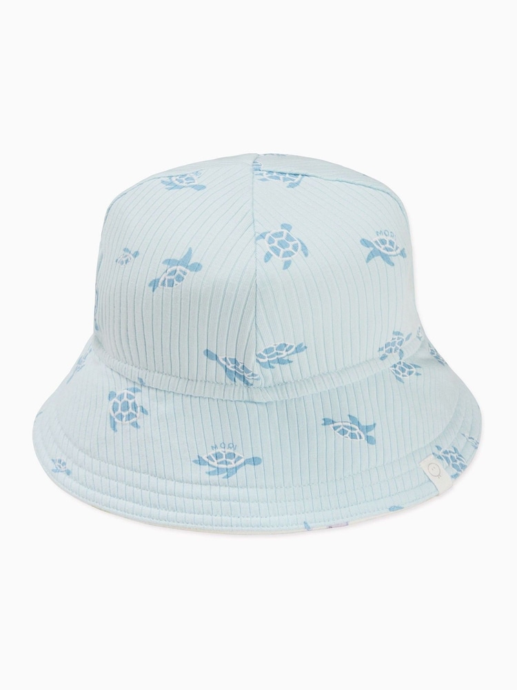 MORI Cream Little Fish Blend Reversible Sun Hat - Image 4 of 4