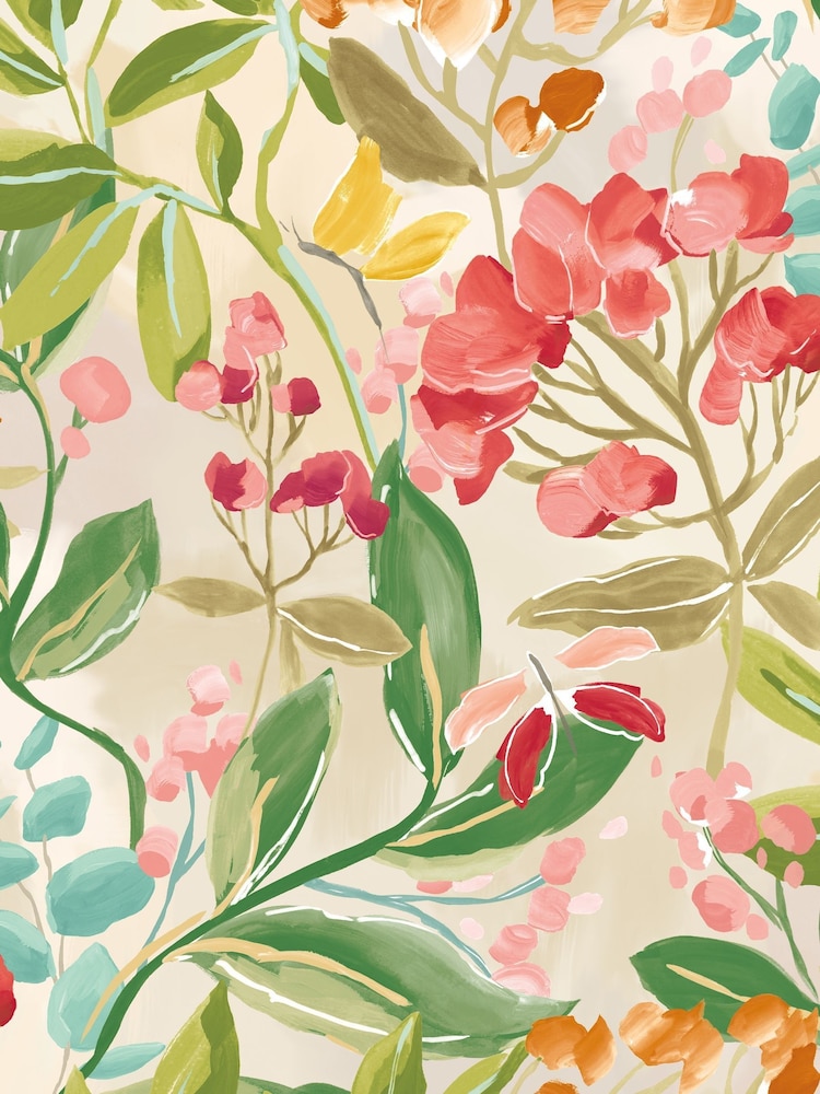 Ohpopsi Olive Amber Wallpaper Sample - Image 1 of 1
