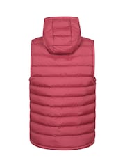 Mountain Warehouse Red Seasons Mens Water-Resistant Hooded Padded Gilet - Image 3 of 5