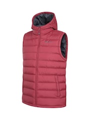Mountain Warehouse Red Seasons Mens Water-Resistant Hooded Padded Gilet - Image 4 of 5