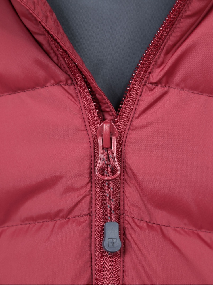 Mountain Warehouse Red Seasons Mens Water-Resistant Hooded Padded Gilet - Image 5 of 5