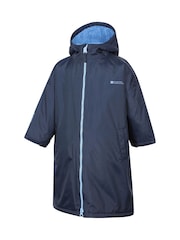 Mountain Warehouse Blue Tidal Kids Waterproof Changing Robe - Image 4 of 6