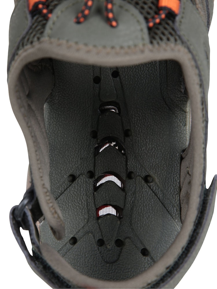 Mountain Warehouse Green Rift Mens Drainage Sandals - Image 1 of 10 Mountain Warehouse Green Rift Mens Drainage Sandals - Image 1 of 10