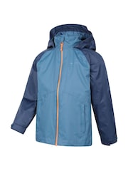 Mountain Warehouse Blue Torrent II Kids Waterproof Jacket - Image 3 of 5