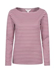 Mountain Warehouse Pink Womens St Ives Crew Neck 100% Cotton Top - Image 1 of 5