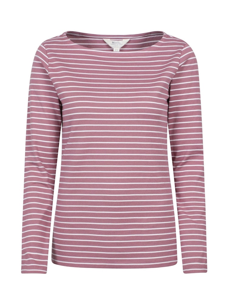 Mountain Warehouse Pink Womens St Ives Crew Neck 100% Cotton Top - Image 1 of 5