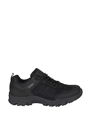 Mountain Warehouse Black Stampede Kids Waterproof Walking Shoes - Image 1 of 8
