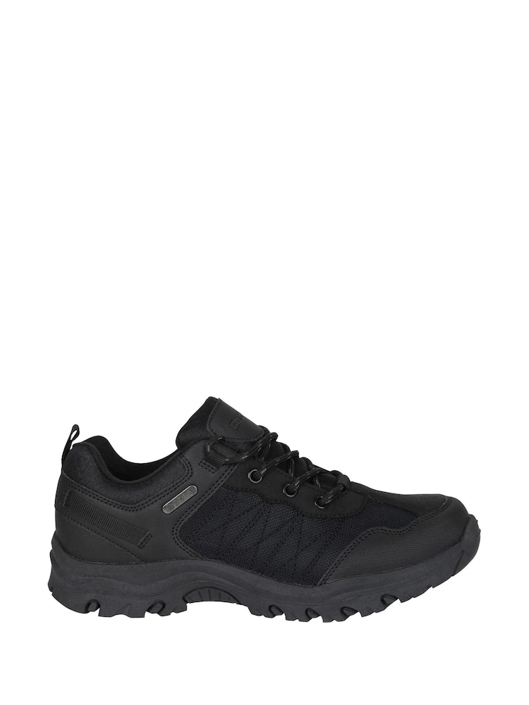 Mountain Warehouse Black Stampede Kids Waterproof Walking Shoes - Image 1 of 8