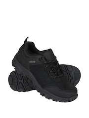 Mountain Warehouse Black Stampede Kids Waterproof Walking Shoes - Image 3 of 8