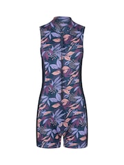 Mountain Warehouse Purple Sleeveless Shorty Womens 2mm Wetsuit - Image 3 of 6