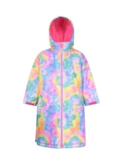 Mountain Warehouse Multi Kids Tidal Printed Waterproof Changing Robe - Image 1 of 6