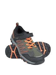 Mountain Warehouse Green Kids Stampede Adaptive Waterproof Walking Shoes - Image 3 of 9
