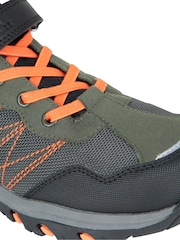 Mountain Warehouse Green Kids Stampede Adaptive Waterproof Walking Shoes - Image 7 of 9