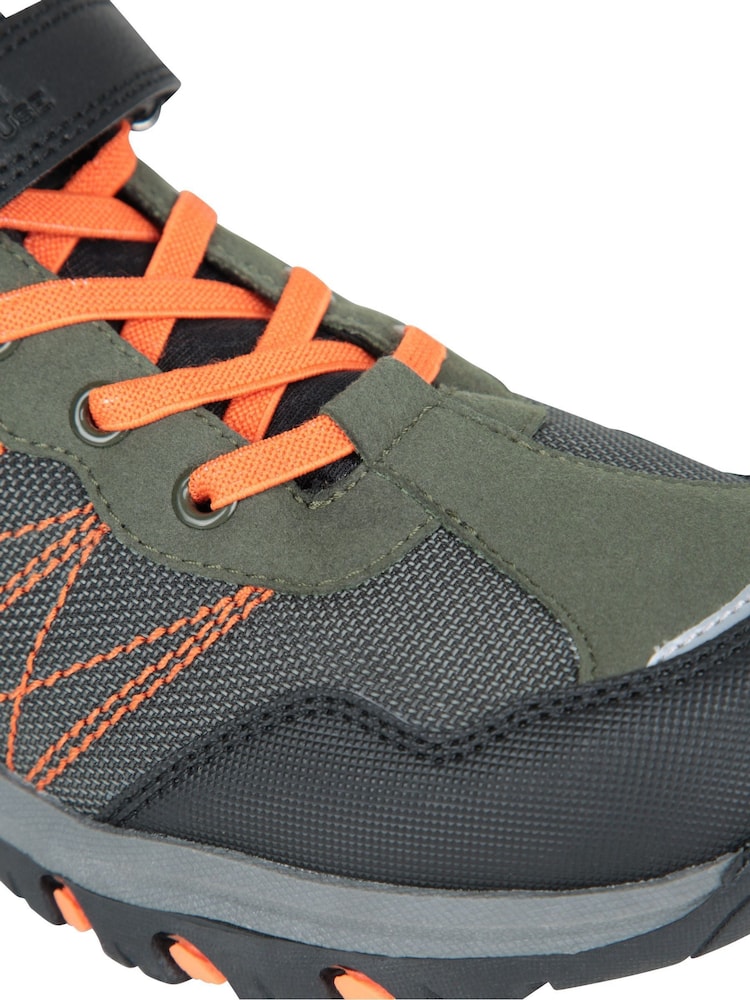 Mountain Warehouse Green Kids Stampede Adaptive Waterproof Walking Shoes - Image 7 of 9