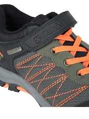 Mountain Warehouse Green Kids Stampede Adaptive Waterproof Walking Shoes - Image 8 of 9