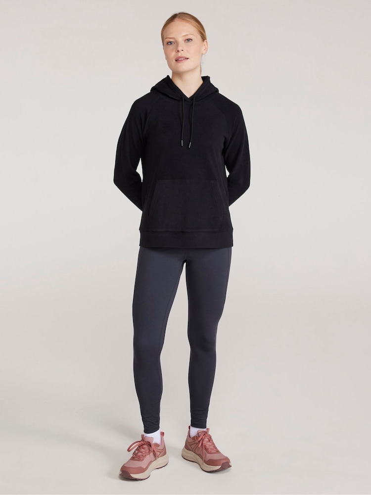 Mountain Warehouse Black Womens Strath Super Soft Hoodie - Image 2 of 8 Mountain Warehouse Black Womens Strath Super Soft Hoodie - Image 2 of 8