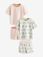 GEN Green 2 Pack Pyjama Shorts - Image 1 of 3